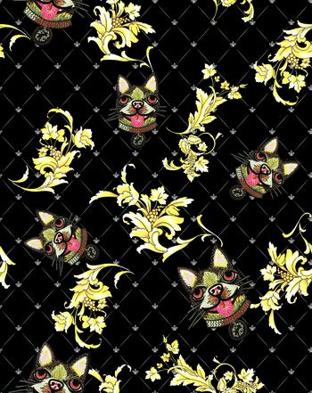 黑白华亿平台印花华亿平台图片