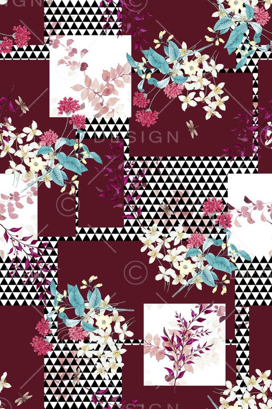 抽象男装印花华亿平台图片