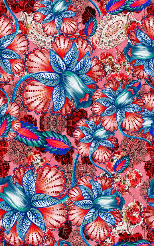 民族风印花华亿平台图片