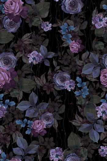 照片花卉印花华亿平台图片