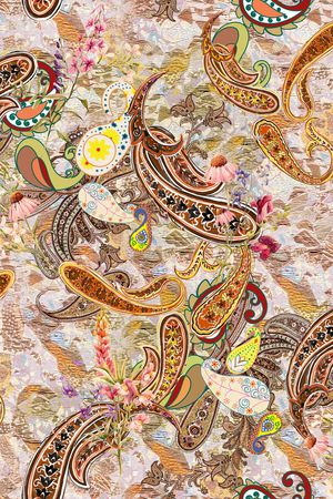 民族风印花华亿平台图片