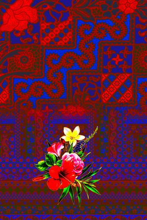 定位花印花华亿平台图片