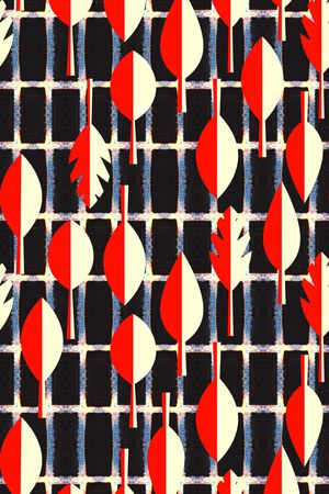 格子印花华亿平台图片