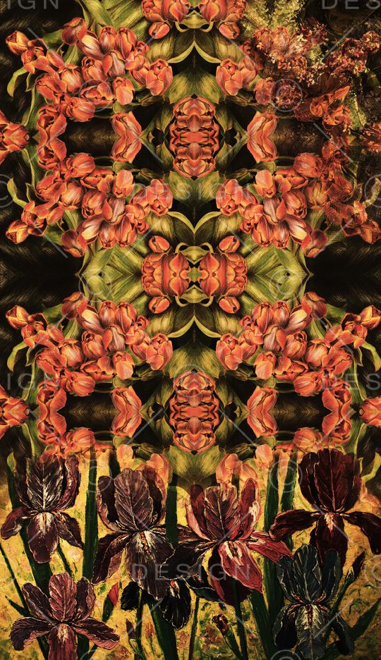 定位花印花华亿平台图片