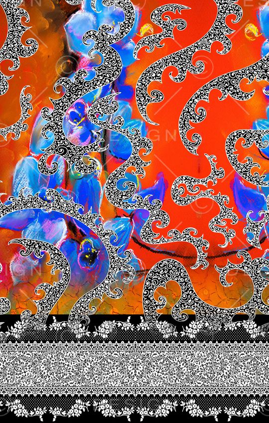 定位花印花华亿平台图片