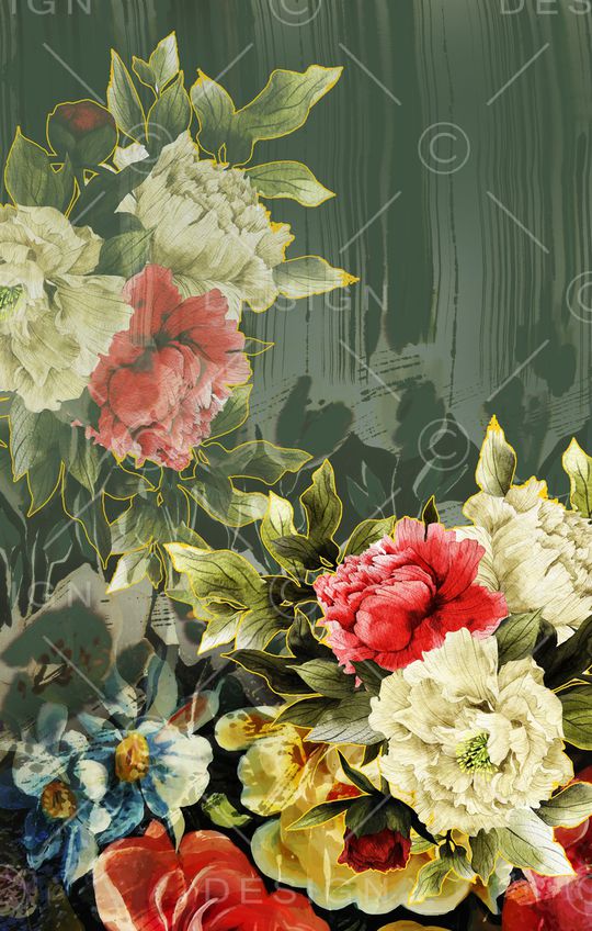 定位花印花华亿平台图片