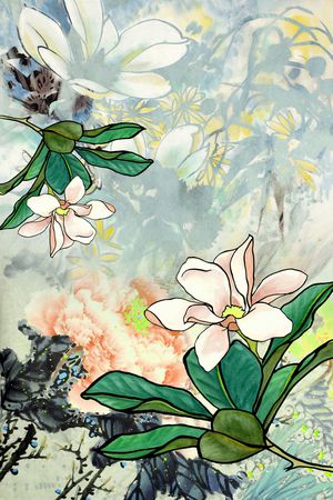 定位花印花华亿平台图片