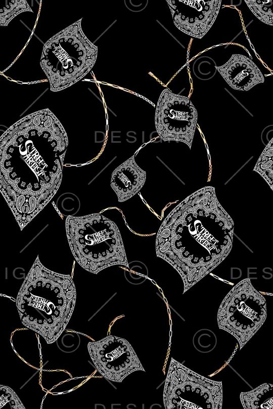 方巾印花华亿平台图片