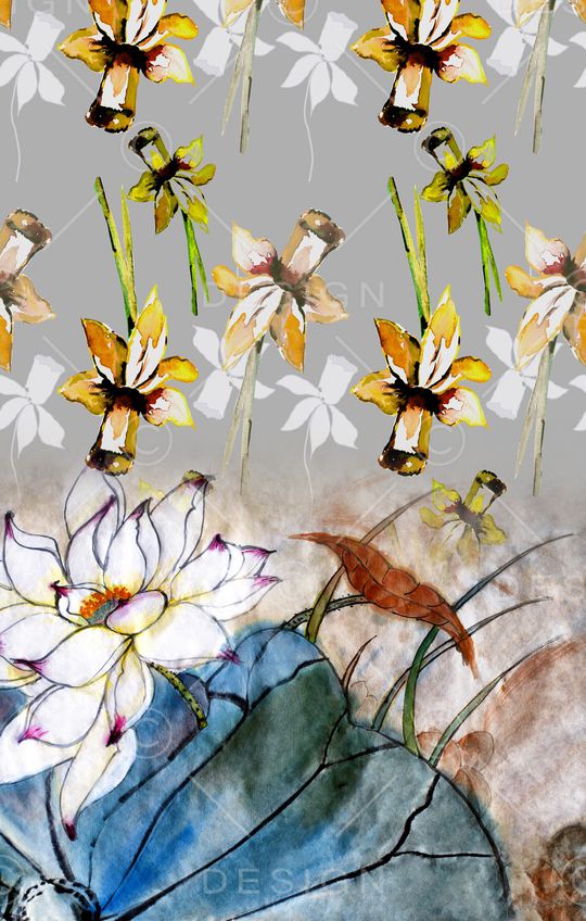 定位花印花华亿平台图片