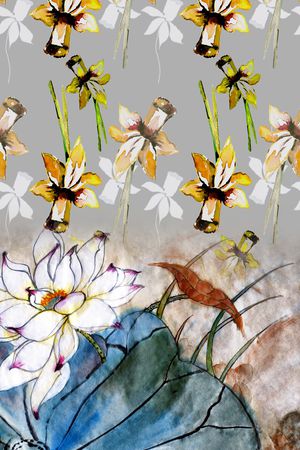 定位花印花华亿平台图片