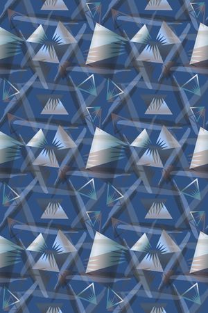 三角形印花华亿平台图片