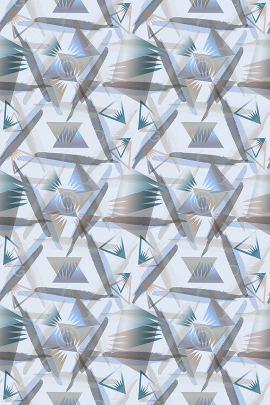 三角形印花华亿平台图片