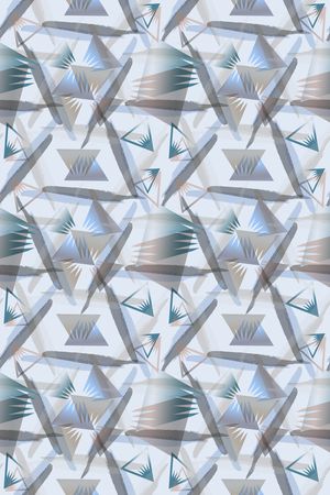 三角形印花华亿平台图片