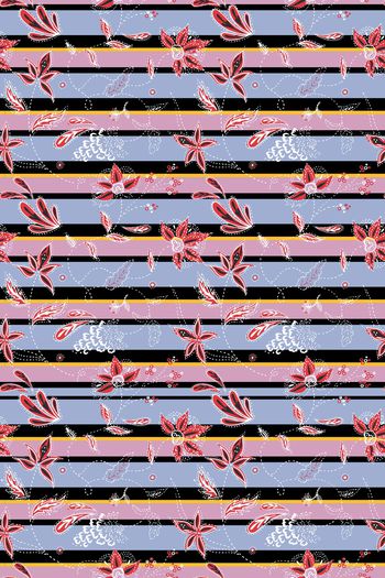 1110930-条纹 花--2