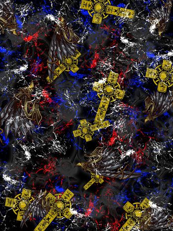 翅膀印花华亿平台图片