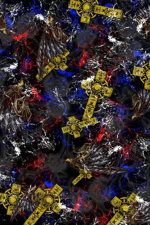 翅膀印花华亿平台图片