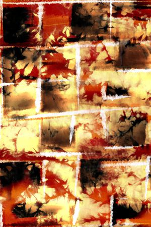 抽象花卉印花华亿平台图片