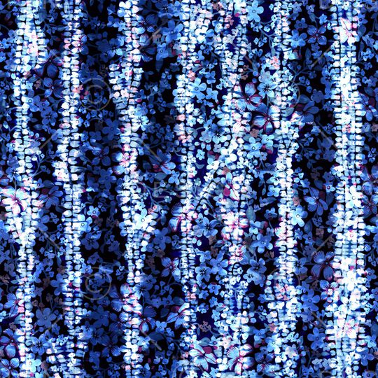 抽象花卉印花华亿平台图片