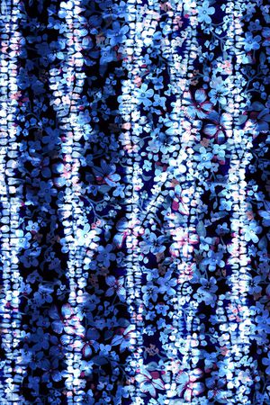 抽象花卉印花华亿平台图片