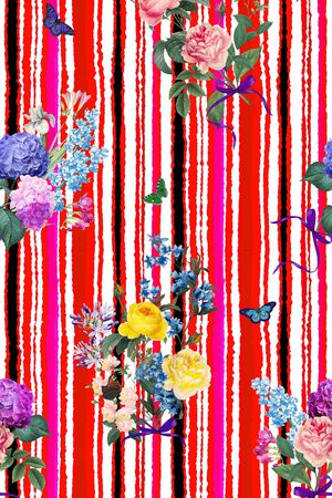 线条印花华亿平台图片