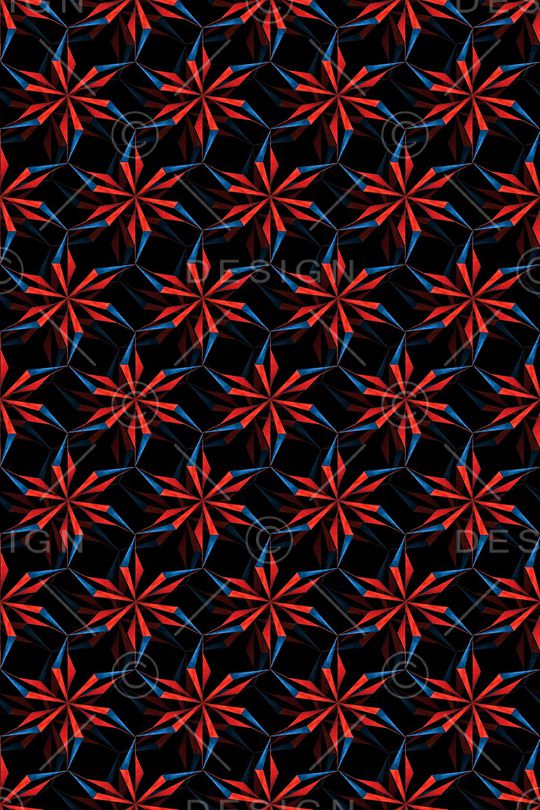 几何印花华亿平台图片