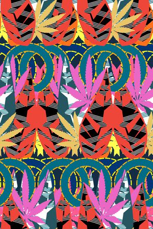 休闲印花华亿平台图片