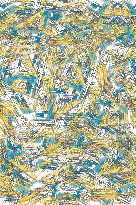 线条印花华亿平台图片