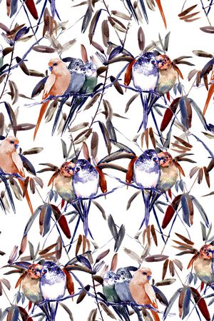 花鸟印花华亿平台图片