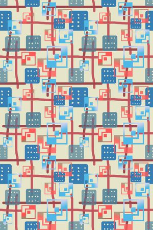 几何印花华亿平台图片