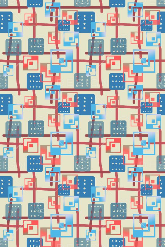 几何印花华亿平台图片