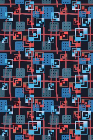 几何印花华亿平台图片