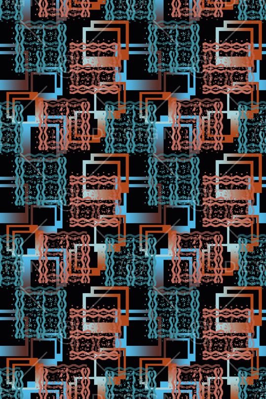 几何印花华亿平台图片