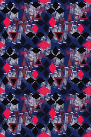 菱形印花华亿平台图片