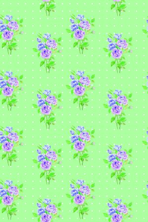 手绘花卉印花华亿平台图片