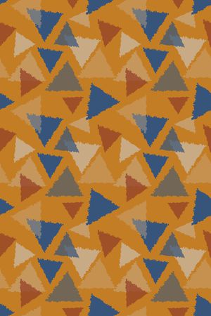 三角形印花华亿平台图片