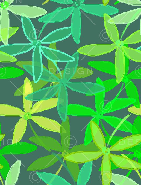 手绘花卉印花华亿平台图片