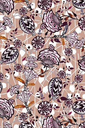 格子印花华亿平台图片