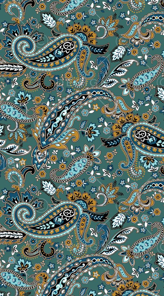 佩斯利印花华亿平台图片