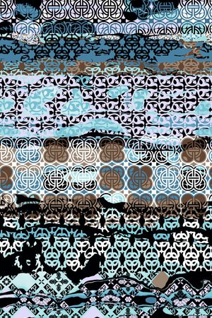 格子印花华亿平台图片