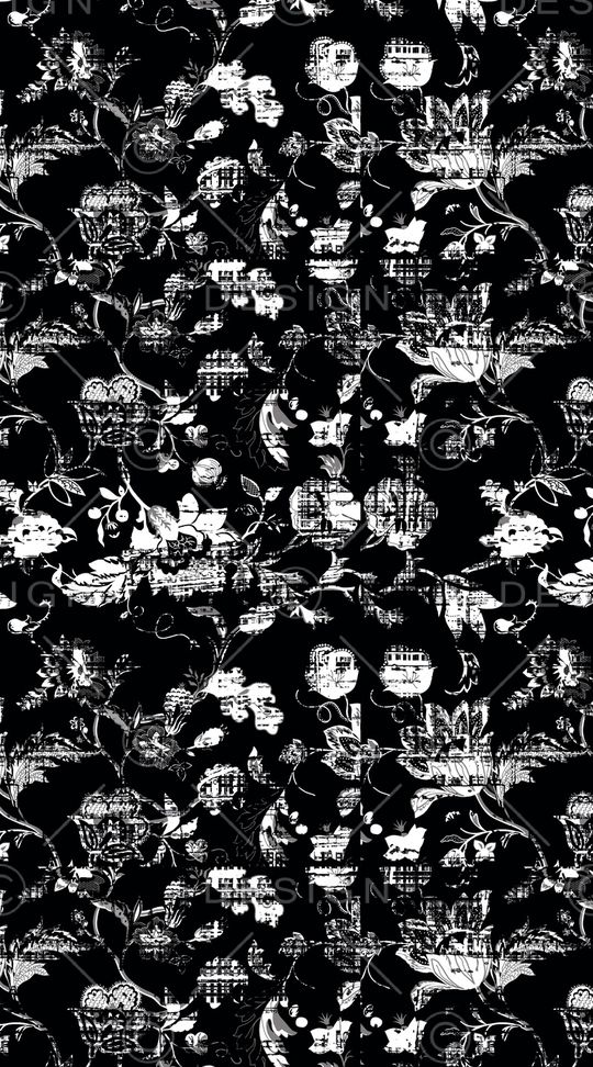 黑白华亿平台印花华亿平台图片