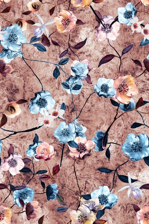 春夏华亿平台印花华亿平台图片