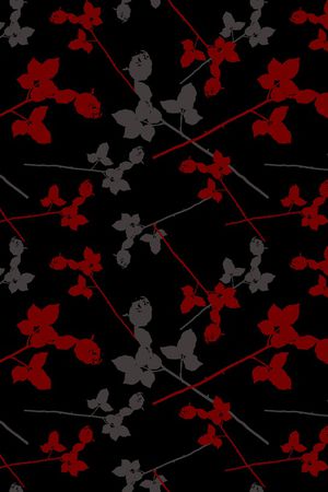 玫瑰花印花华亿平台图片