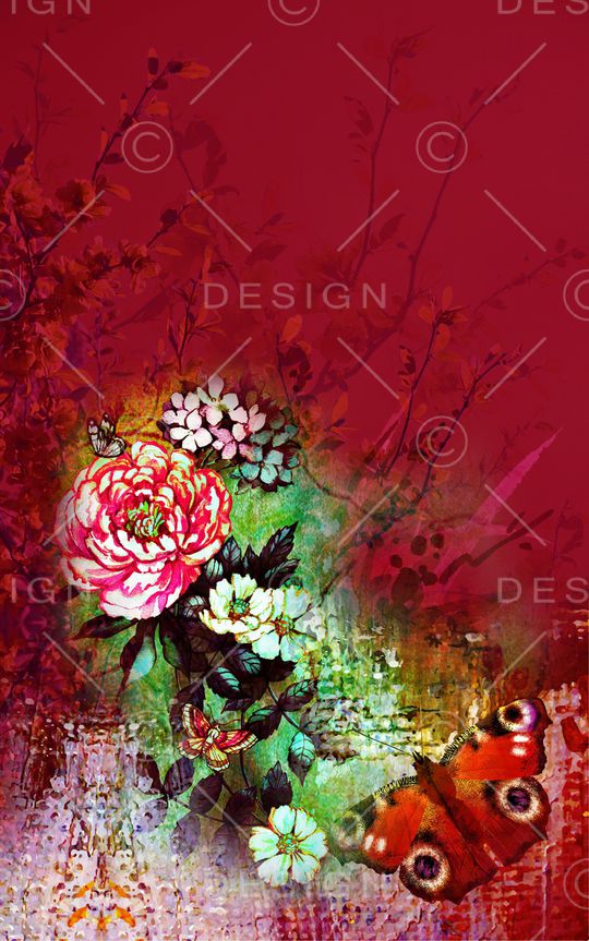 真丝印花华亿平台图片