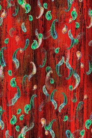 佩斯利印花华亿平台图片