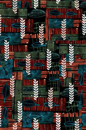 格子印花华亿平台图片