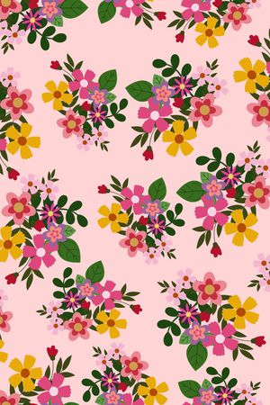 小碎花印花华亿平台图片