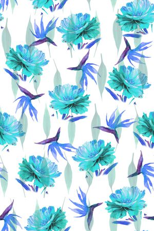 绿植树叶印花华亿平台图片