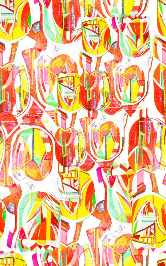 笔触印花华亿平台图片