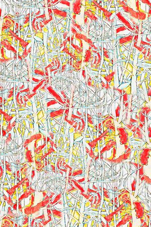 笔触印花华亿平台图片