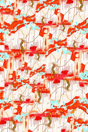 笔触印花华亿平台图片